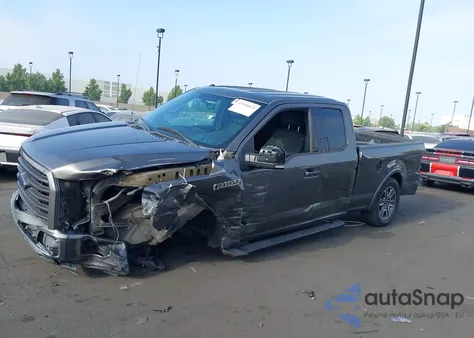 2016 Ford F150 Super Cab из США, поврежденный, VIN 1FTEX1CP6GKE74596